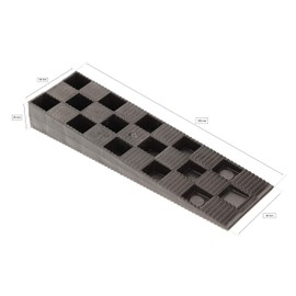 KOTARBAU® Set of 25 Plastic Mounting Wedges 150 x 44 x 20 mm for Windows Doors Door Frame Window Frame Black