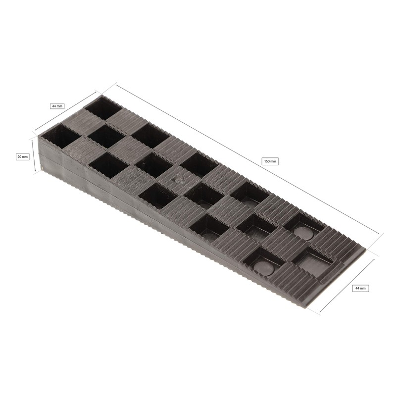 KOTARBAU® Set of 25 Plastic Mounting Wedges 150 x 44