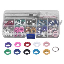 Eyelet Kit 10mm Colorful Durable Metal Wide Application Easy Installation Leather Grommets Kit for Shoes Bag Clothes