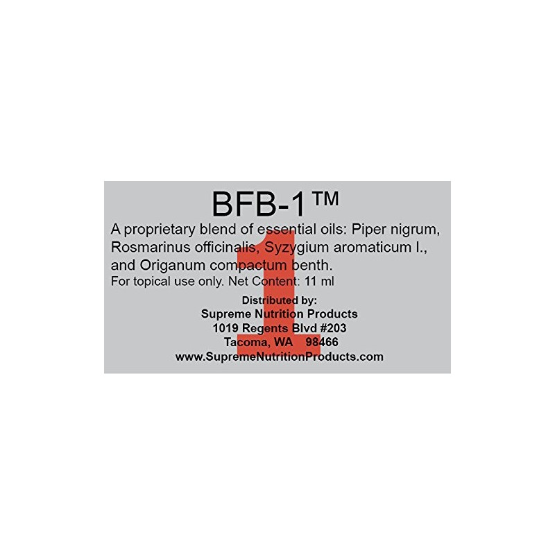 Supreme Nutrition BFB-1 Essential Oil Blend, 11 ml