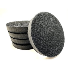 Pro-Graad 4 Inch Hook and Loop Soft Foam Buffering Interface Pad for 4" Backer Pad, 1/2" Thick Soft Density Foam Cushion Sponge Buffer Pad for 4” Sanding Polishing Buffing Discs, 5 Pack