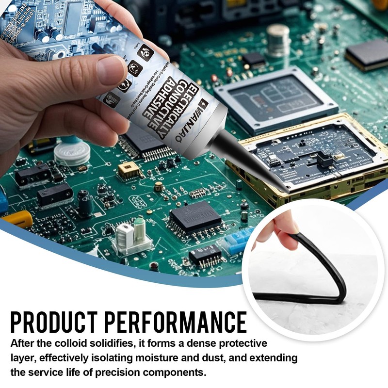 WANJAO Conductive Glue, Electrically Conductive Adhesives Circuit Board Glue Strong