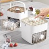Mavis Laven Cubitera para Hielo, 2 Bandeja con Caja Almacenamiento
