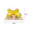 ALTcompluser Anime Car Sticker Sailor Moon Car Sticker Car Window