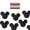 Mouse Head Rubber Stamp, 1-1/3 Medium Stamp for Scrapbooking Card