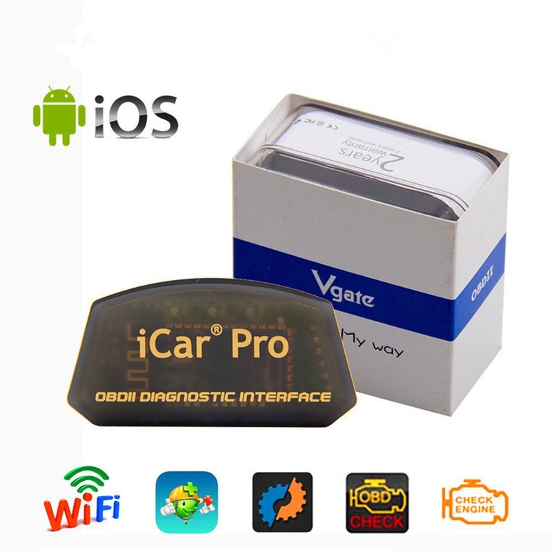 Vgate iCar Pro Diagnostic WiFi ELM327 OBDII Code Reader Auto