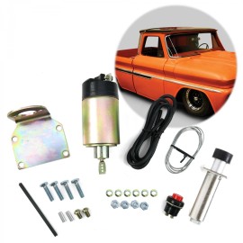 AutoLoc Power Accessories 100lb Electric Shaved Door Handle Kit + Adjustable Popper Kit Muscle Car Hot Rod