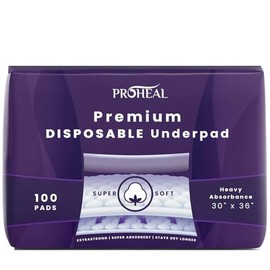 Disposable Bed Pads 100 Count, 30" x 36" Chucks Underpads - Incontinence and Senior Care - Peach Color - Leak Proof