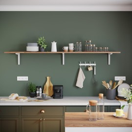 Dripex Coat Rack Rustproof Stainless Steel Coat Hooks Double Hooks Maximum Load 20 kg White 4 Hooks Pack of 2