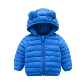 CECORC Toddler Coats for Boys Baby Kids Winter Fall Lightweight Puffer Jacket, 3t, Blue