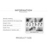 Rolabling Nail Stamping Plate Fashion Geometry Dots Abstract Spots