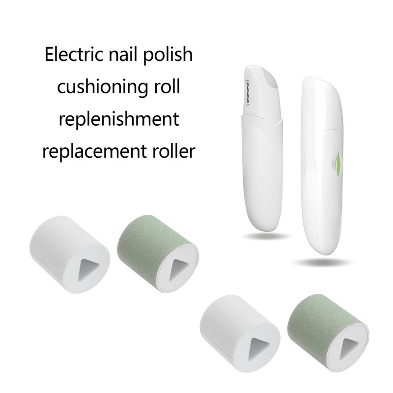 EMSea Pack of 4 Buffer Rollers for Electric Nail Polishers