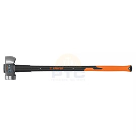Truper MD-10FX 10 lb demolition sledgehammer, 36" fiberglass handle