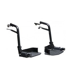 Everest & Jennings Footrest with Aluminum Footplate Pair, Wheelchair Accessories, 90763430