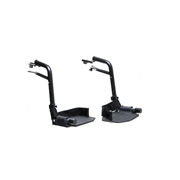 Everest & Jennings Footrest with Aluminum Footplate Pair, Wheelchair Accessories,