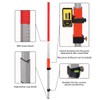 MOETER Laser Grade Rod - 2.4M Aluminum Grade Stick for