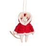 Sass & Belle Mouse in Puffer Jacket Felt Decoration