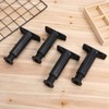 Veemoon 4pcs Bed Support Frame Adjustable Stand Adjustable Metal Bed