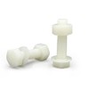 NOLDAR Nylon Hex Bolts - Includes 10 Screws with 10