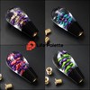 Life Palette Underwater Flower Crystal Shift Knob Long Japanese Extension