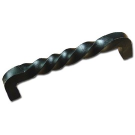 Barn Door Handle, Large Twisted Iron Door Pull Old World Rustic Tuscan Style