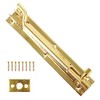 Merriway® BH00769 Cranked Swan Neck Surface Slide Door Bolt, 150