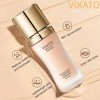 Base Correctora Líquida Cover Hydration De 45 Ml De Vixato