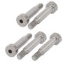 Sourcingmap 5pcs 304 Stainless Steel Hex Socket Shoulder Bolt 6mm