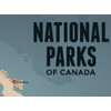 Canada National Parks Checklist Map 18x24 Poster (Tan & Slate