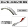 100CM Zugluftstopper Dichtungsband für Türen, 53MM Bürstendichtung Selbstklebend Zugluftstopper, Türdichtung
