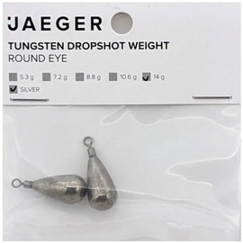 Tungsten Tear Drop Shot Weight Natural (14)