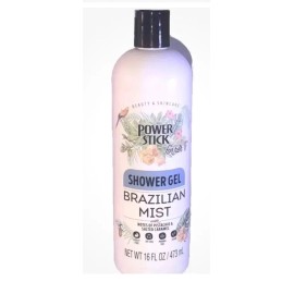 Power Stick For Her Shower Gel,Brazilian Mist,16FL OZ-Notes Of Pistachio
