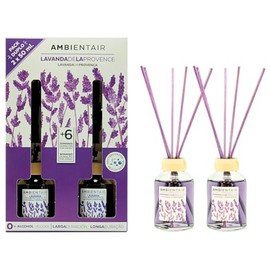IGEL Ambientair. Aromatizador Pack Duo Aroma Lavanda, 2 x 50 mililitros. El Mejor aromatizador para casa y la Oficina.
