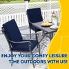AAAAAcessories Outdoor Seat Cushions for Patio Furniture, Waterproof Replacement Patio
