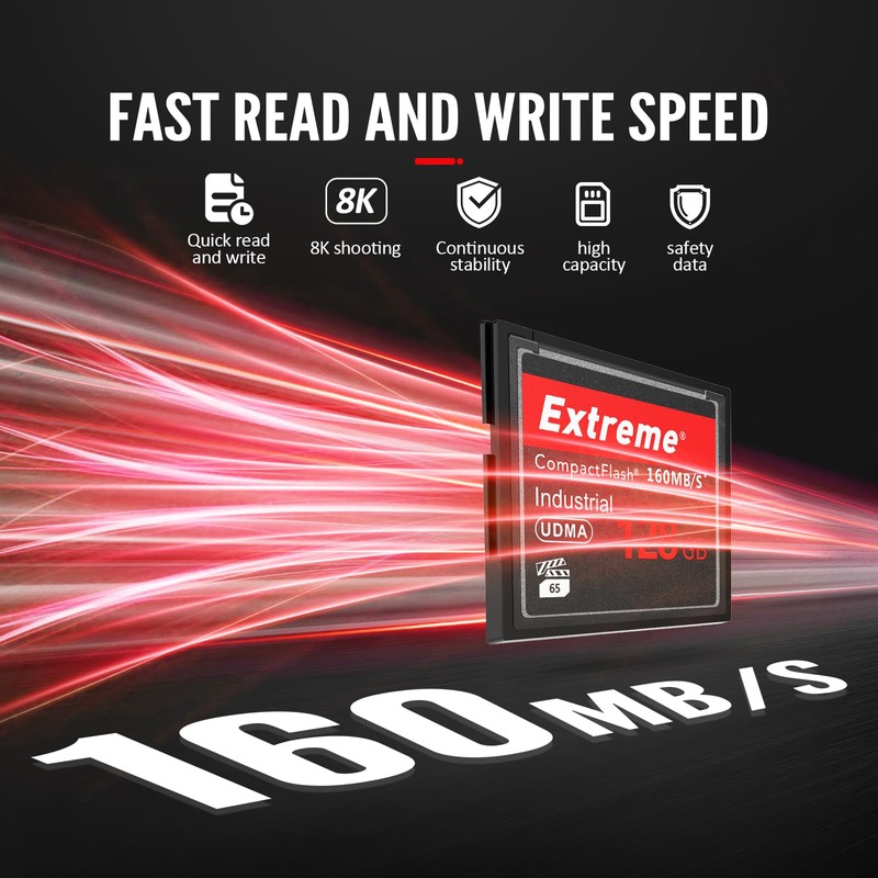 Tarjeta de memoria compacta flash CF 2gb 133x