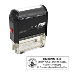 ExcelMark Self Inking Notary Stamp - Florida