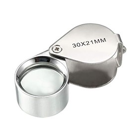 sourcingmap Jewellers Jewelry Loupe Magnifier Eye Magnifying Glass 10x 21mm