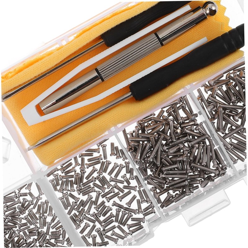KONTONTY Glasses Repair Kit Assortment of Screws and Nuts for