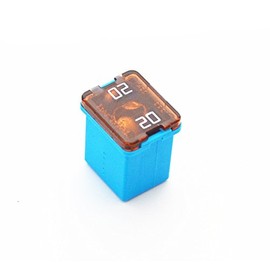 Littelfuse 0895020.Z 895 Square Car Fuse 20A Low Profile JCASE Cartridge Fuses Rated 58V