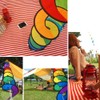 KARLOR 2 x 1.6 m Colourful Wind Chime Wind Spinner