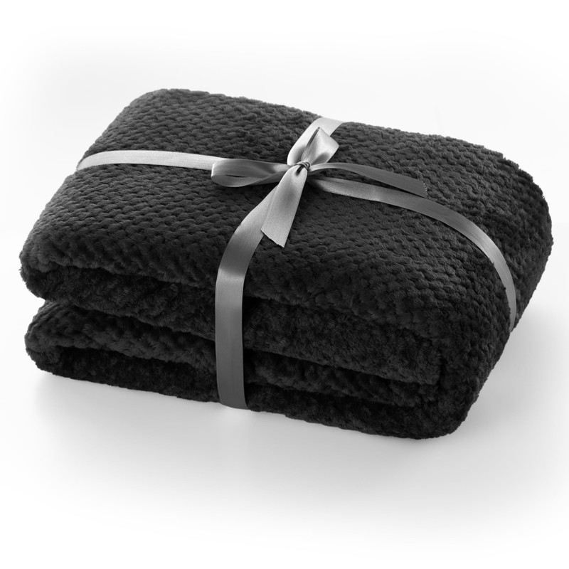 DecoKing Henry Cuddly Blanket, Soft, Fleece Microfibre Bedspread in Scandinavian