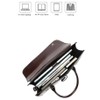 Genuine Leather laptop Briefcase: Messenger shoulder bag14 15inch men case