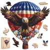 Pikoqunc Wooden Puzzles for Adults, Soaring Eagle 190 Pieces