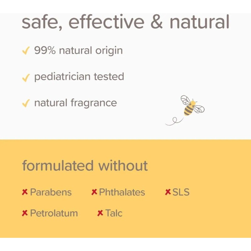 Burt's Bees Crema Para Rozadura De Pañales, Sin Talco, Baby