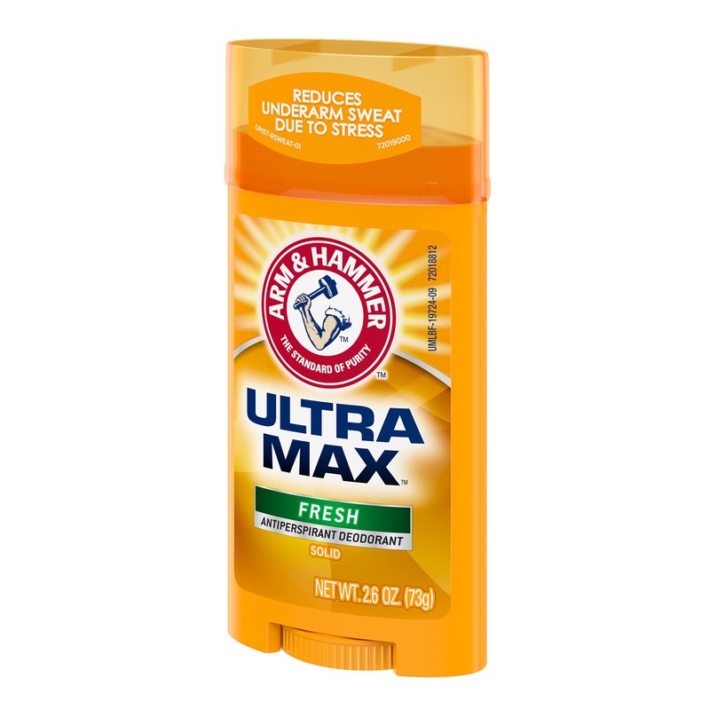 ARM & HAMMER ULTRA MAX Deodorant- Fresh- Solid Wide Stick
