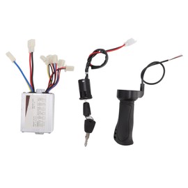 36V 500W Brush Motor Speed Controller With Throttle Grip Electric Door Lock for Electric Scooter Tricycle Bike