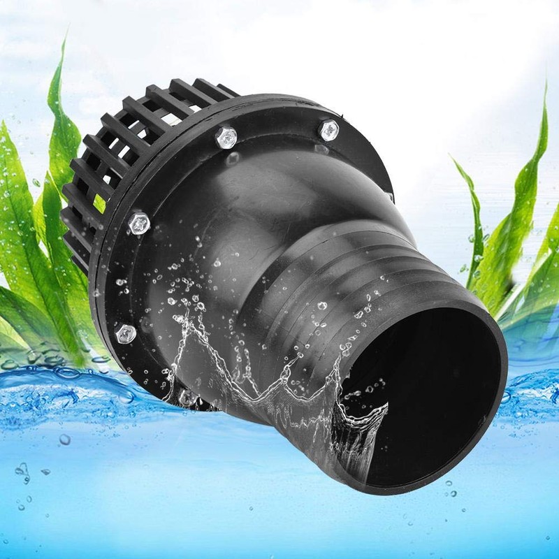 Foot Valve Black PVC Low Pressure Flat Check Valve for