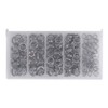 Ejoyous Fishing Split Rings Split Rings Stainless Steel 200 Pieces