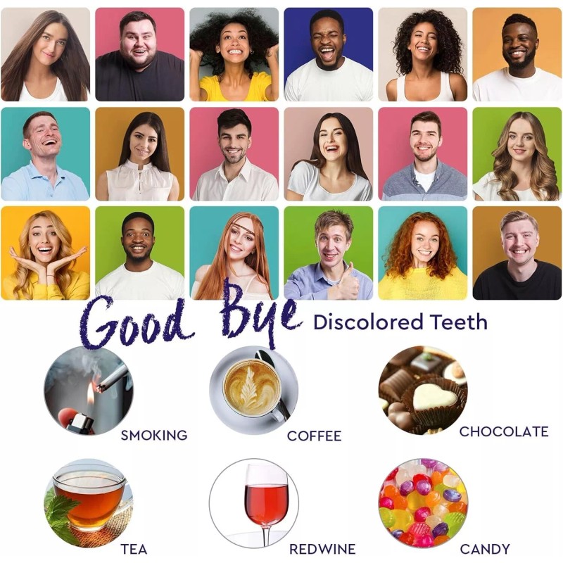 Beaueli Purple Toothpaste for Teeth Whitening. 2 PACK