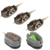 Method Feeders Fishing Carp, 5-Piece Method Feeder Set with Quick